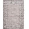 Vintage Bordered Area Rug Washable Area Rug Non-Slip Low Pile Throw Carpet for Living Room Bedroom Dining Room Home Office - 3 of 4