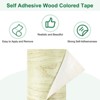 Unique Bargains Self Adhesive Realistic Wood Grain Durable Multi Use Masking Tape 1 Pc - 4 of 4