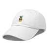 Dalix Pineapple Embroidered Cap Cotton Baseball Summer Cool Dad Hat Mens - 4 of 4