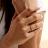 RS Pure by Ross-Simons 0.15 ct. t.w. Diamond Chevron Ring in 14kt Yellow Gold - 3 of 4