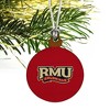 Robert Morris University Secondary Logo Mini Small Tiny Wood Christmas Tree Holiday Ornament - 3 of 4