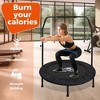 Jump Into Fun Adjustable Foam Handle Mini Trampoline, Various height adjustments Handle,Easy To Assemble And Waterproof For Workouts Eas - 4 of 4