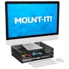Mount-It! Computer Monitor Stand With Drawers, Metal Mesh Riser & Organizer For Laptops and Computers, Desk Organizer with Two Pullout Storage Drawers - 2 of 4