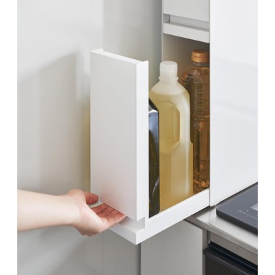 Black Steel Two-Tier Magnetic Countertop Spice Rack