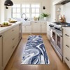 2x6 Abstract Machine Washable Runner Rug For Kitchen Stain Resistant Throw Carpet With Non-Slip Backing Low Pile Floor Cover For Hallway Entryway - 4 of 4