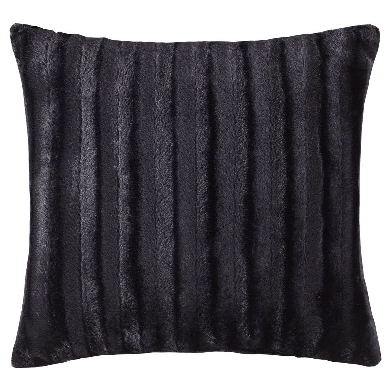 20"x20" Oversize York Faux Fur Square Throw Pillow, 1 of 4
