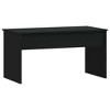 vidaXL Coffee Table Black 40.2"x19.9"x20.7" Engineered Wood - 3 of 4