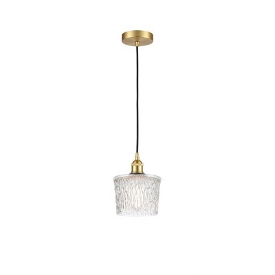 Niagra - 1 Light Cord Hung Mini Pendant In Industrial Style-9.25 Inches Tall and 6.5 Inches Wide