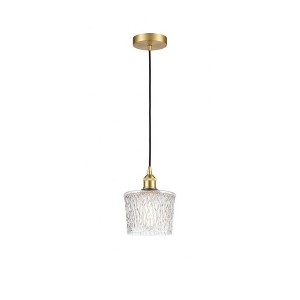 Niagra - 1 Light Cord Hung Mini Pendant In Industrial Style-9.25 Inches Tall and 6.5 Inches Wide - 1 of 1