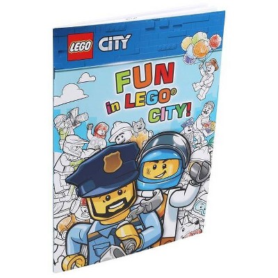 Lego: Fun in Lego City! - (Coloring Book) by  Editors of Studio Fun International (Paperback)