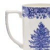 Spode Blue Italian Christmas Mug, 12oz - Elegant Holiday Drinkware with Iconic Christmas Tree Motif, Dishwasher & Microwave Safe Festive Mug - 2 of 4