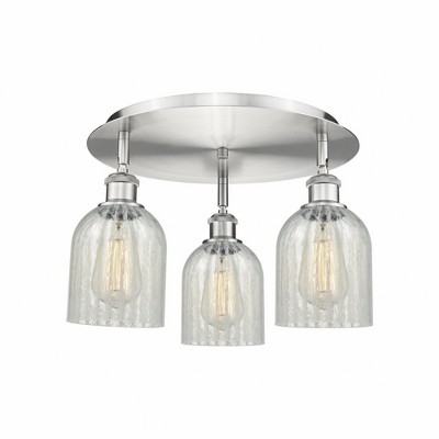 Caledonia - 3 Light Flush Mount In Industrial Style-9.5 Inches Tall and 16.75 Inches Wide