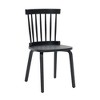 KTMBDW Dining Chair Set of 2/4, Spindle Back Wooden Chairs for Kitchen and Dining Room, Restaurant, Cafe, Hotel, Black - 4 of 4