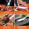 Commercial Chef 25 Piece Stainless Steel Barbeque Grill Accessories Tool Set with Aluminum Hard Case - 4 of 4