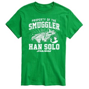 Men's - Star Wars - Property Of The Smuggler Han Solo Short Sleeve Graphic T-Shirt - 1 of 4