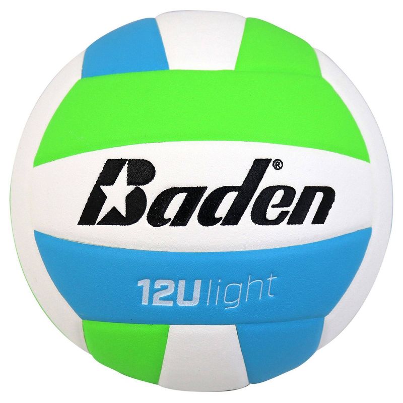 Baden Youth Series 12U Light Volleyball - Blue/Green, 1 of 5