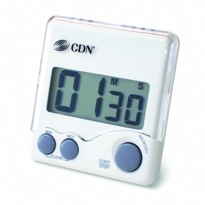 CDN TM15 Extra Large Display Kitchen Timer, White