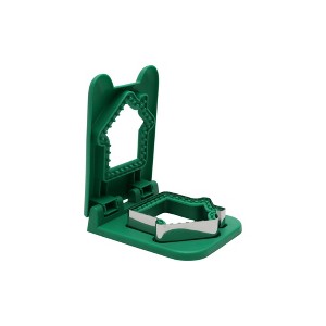 Unique Bargains Cookie Mould Cutter New Wave Square Press Cookie Cutter Hand Washable Stainless Steel Plastic 5.5"x6.3"1.8" 1Pcs - 1 of 4