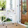 Yaheetech Metal Bird Cage with Rolling Stand for Small Birds Parrots Parakeets Conures - 2 of 4