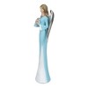 Northlight 16" Blue and White Angel Figure Holding a Heart - 3 of 4