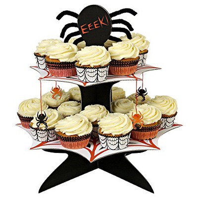 Meri Meri Halloween Cupcake Stand, Boo Spiderweb