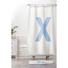 Deny Designs April Lane Art Block Monogram Shower Curtain - 3 of 3