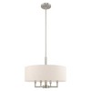 Livex Lighting Meridian 4 - Light Chandelier in  Brushed Nickel - 2 of 4