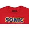 Seven Times Six Sonic the Hedgehog Big Boys' Video Game Series Character Tee T-Shirt Crewneck Red - 3 of 3