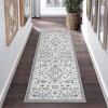 Vintage Medallion Area Rug Washable Rug Non-Slip Foldable Throw Carpet Oriental Floral Print Floor Cover - 2 of 4