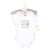 Hudson Baby Infant Boy Cotton Bodysuits, Mamas Boy Bear - 2 of 4