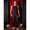 Lars Amadeus Men's Sparkly Sequins Crew Neck Party Club Metallic Tank Top - 2 of 4