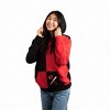 Womens Harley Quinn Symbols Junior's Zip-Up Hoodie - 2 of 4