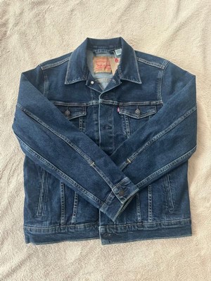 Levi's® Men's Long Sleeve Trucker Jacket - Black Denim Xl Levi's® Men's Long Sleeve Trucker Jacket - Black Denim Xl