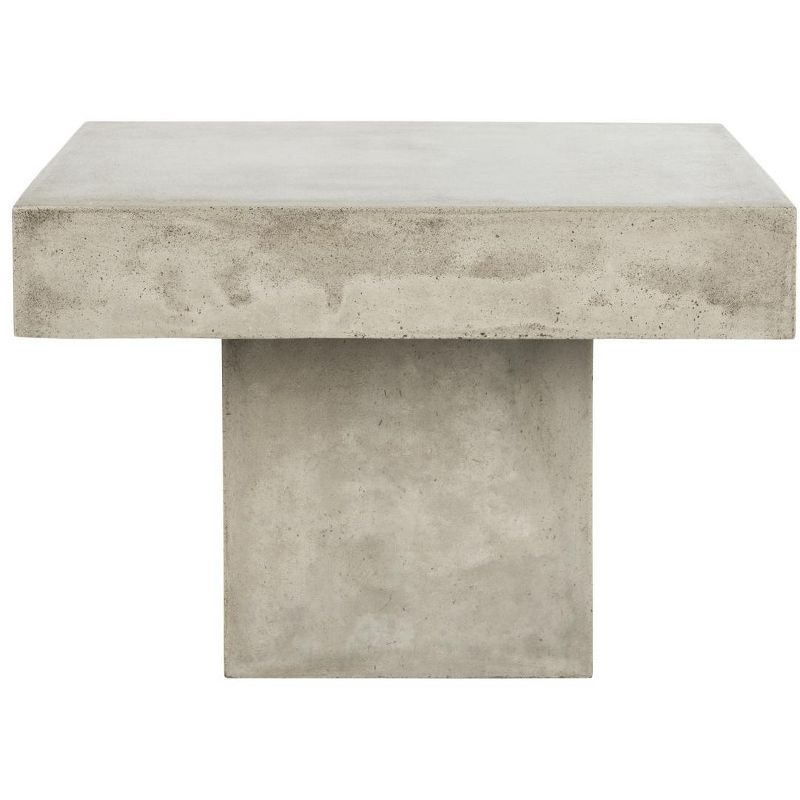 Tallen Concrete Indoor/Outdoor Coffee Table - Dark Grey - Safavieh., 5 of 9