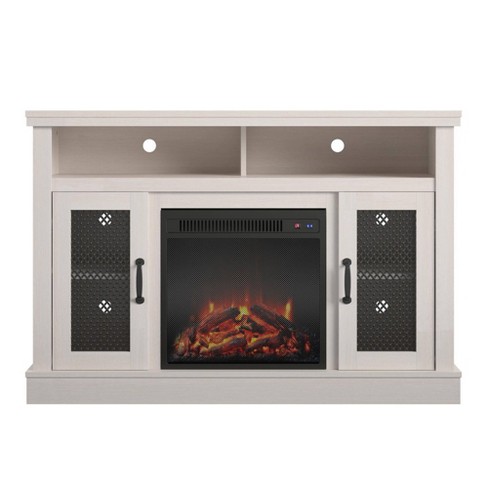 54 Pinewood Park Fireplace Tv Stand Ivory Pine Room Joy Target