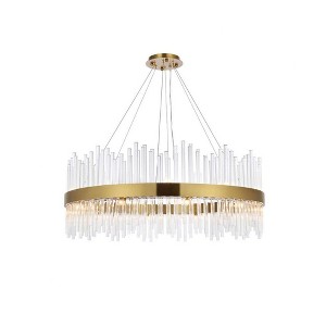 Elegant Lighting Dallas 20 - Light Chandelier in  Satin Gold - 1 of 4
