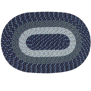 Country Stripe Collection 100% Polypropylene Reversible Indoor Area Utility Rug - Better Trends - 1 of 4