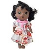 Doll Clothes Superstore Handmade Sweet Pink Flower Dress for 14 Inch Baby Alive & Little Baby Dolls - 3 of 4