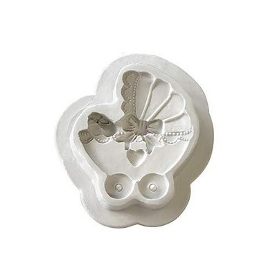 O'creme Medium 3-d Rose Silicone Fondant Mold - 2 X 1 - White : Target