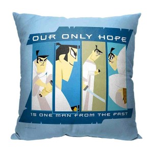 Cartoon Network Samurai Jack Only Hope From The Past Throw Pillow 18x18 Inches - 1 of 2