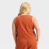 Women's Linen Wrap Vest - Future Collective - 2 of 3