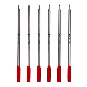 Monteverde Ballpoint Pen Refill Medium Point Red Ink 6 Pack (C133RD) - 1 of 1