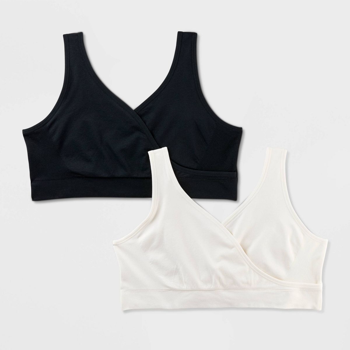 Women's 2pk Nursing Unlined V-Neck Bralette - Auden™
