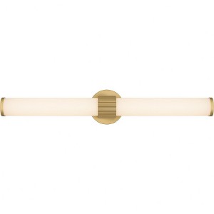 Quoizel Lighting Kaye 1 - Light Vanity in  Aged Brass - 1 of 1