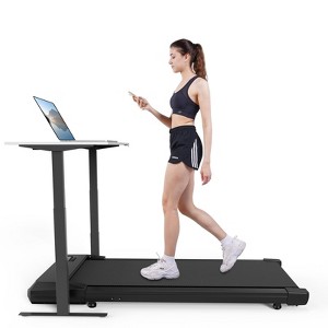 Deerrun Walking Pad Mini 14.96*31.5 In Belt Under Desk Treadmill, Running Jogging Machine with App - 1 of 4