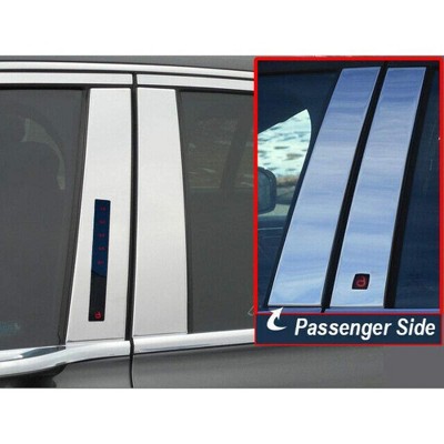 QAA is Compatible with 2017-2020 Lincoln Continental 4 Piece Stainless Pillar Post Trim PP57680