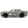 2015 Dodge Challenger Hellcat Gray with "Tom" Graphics and Jerry Diecast Figure "Tom and Jerry" 1/24 Diecast Model Car by Jada - 3 of 4