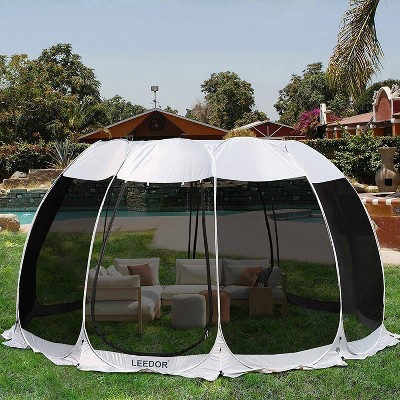 Screened dining clearance tent