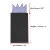 INSPIRE CHIC Men's Solid Triangles Pre-Folded Pocket Squares on Card - 3 of 4