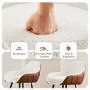 26" Modern Counter Height Bar Stools Set of 2, Mid Century Leather Upholstered Accent Arm Bar Stools,Metal Legs for Kitchen&Dining Room - 4 of 4